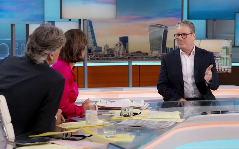 Sir Keir spokes about his views on gender issues on ITV's Good Morning Britain - Shutterstock