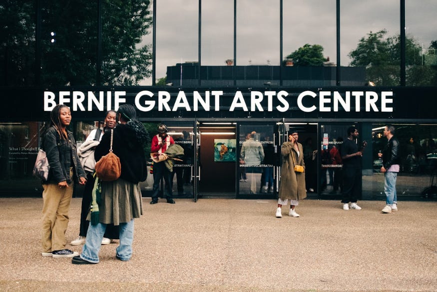 The exterior of the Bernie Grant Arts Centre