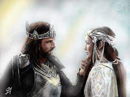 Aragorn & Arwen - by Sean Miller : r/lordoftherings