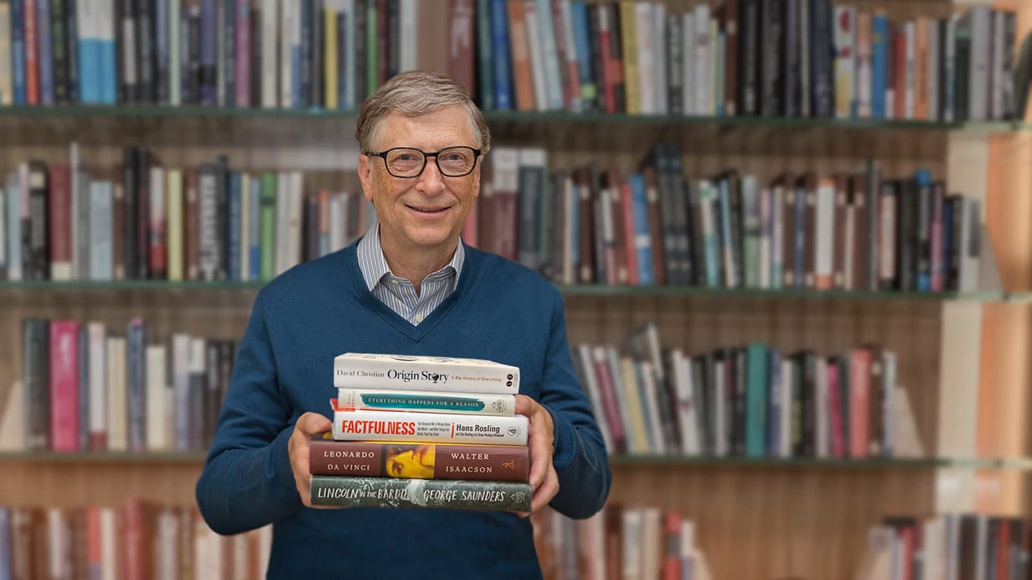 Bill Gates: These 3 books 'opened a new world for me'