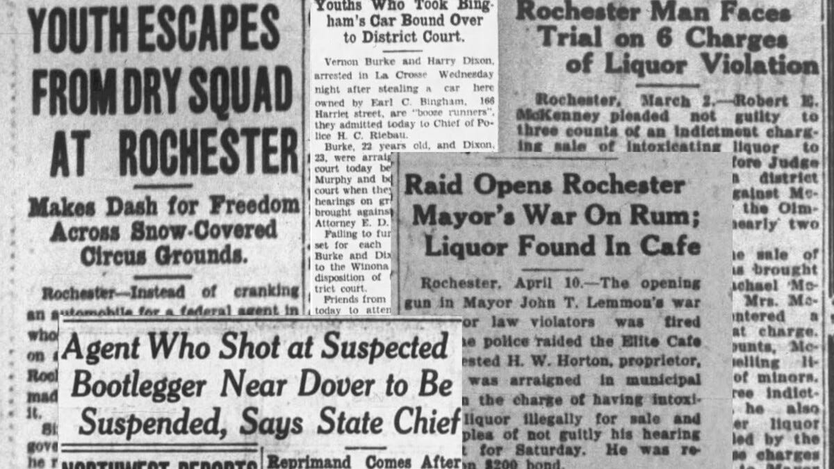 Southeast Minnesota was hotspot for bootleggers during Prohibition era -  Post Bulletin | Rochester Minnesota news, weather, sports