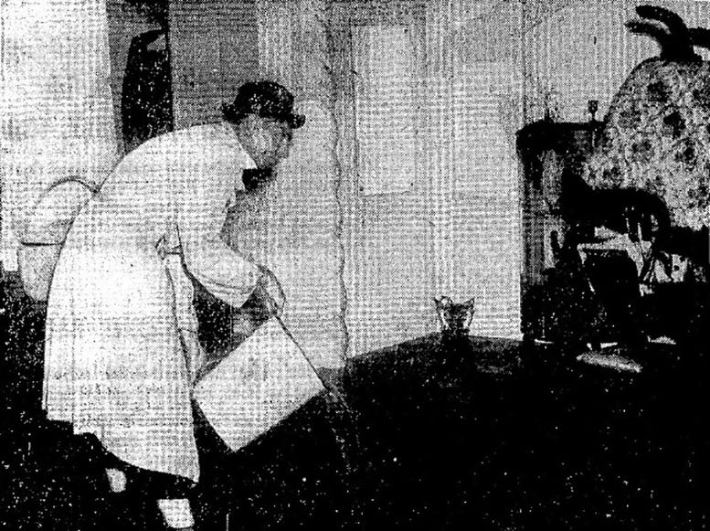  Figure 2: Flood of living room at 1299 Brickell Avenue in 1948