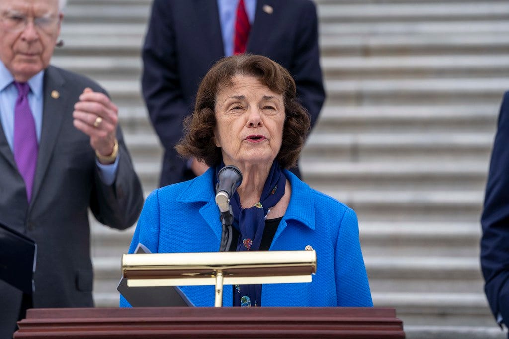 Senator Dianne Feinstein | Senate Democrats boycotted the il… | Flickr