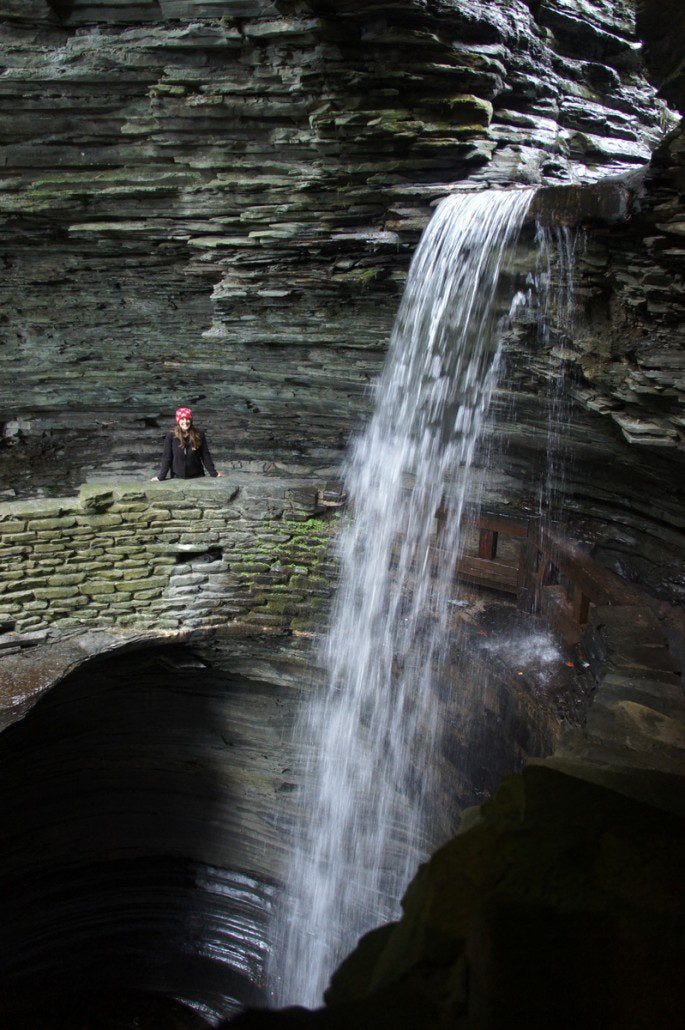 Cascade Falls in Watkins Glen SP.