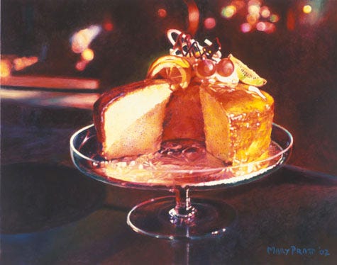 Poppyseed Cake: Glazed for Calypso, 2002 - Mary Pratt