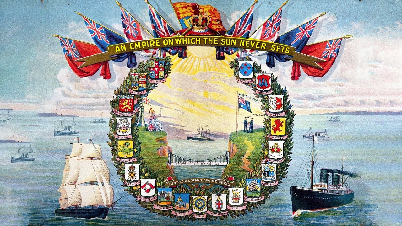 The Sun Never Set On The British Empire - YouTube