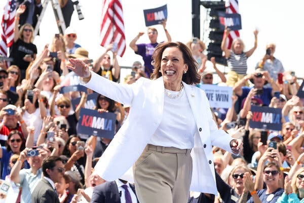 Harris Used to Worry About Laughing. Now Joy Is Fueling Her Campaign. - The  New York Times