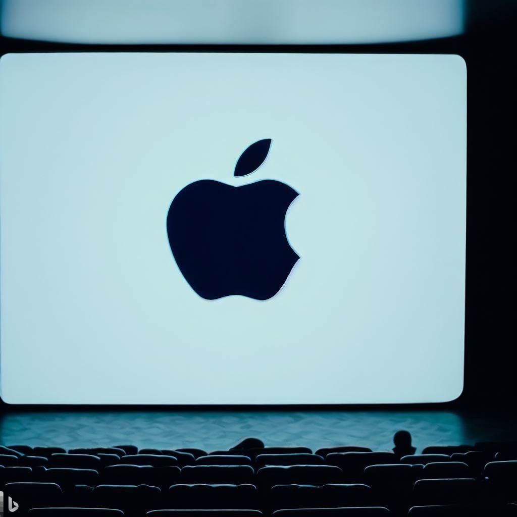 Apple sees a future in big screen pictures, kid