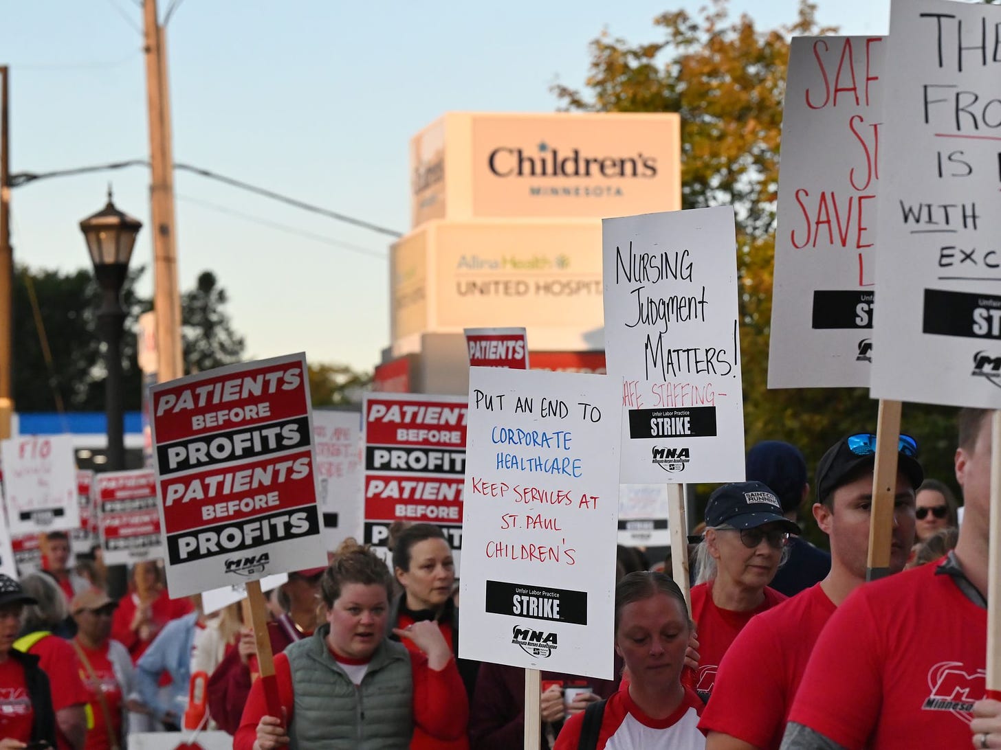 Minnesota nurses strike 2022 called off after tentative contract with  raises reached - Axios Twin Cities