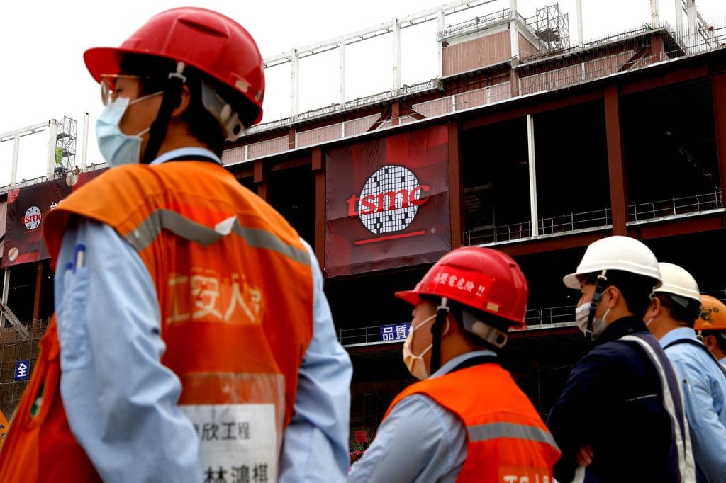 A TSMC fab in the southern Taiwanese city of Tainan. Photo: Reuters