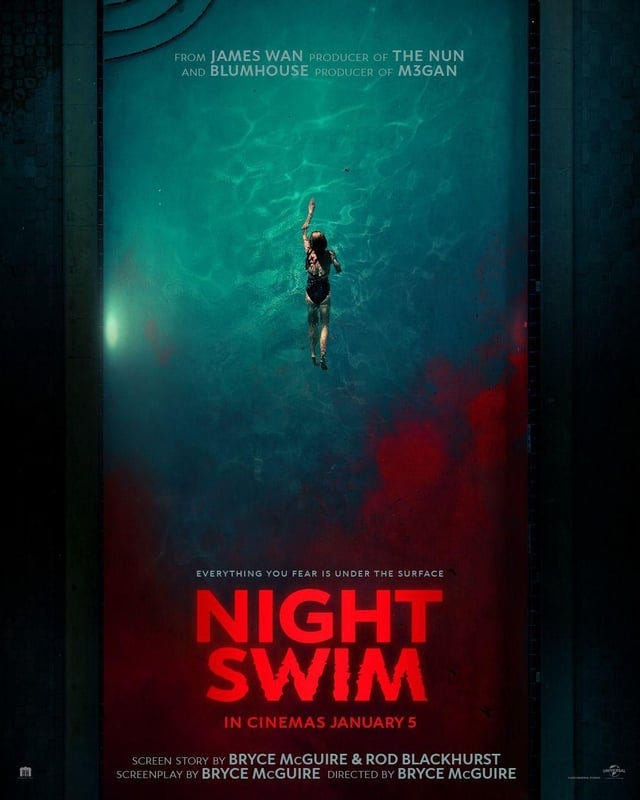Poster for “Night Swim” : r/movies
