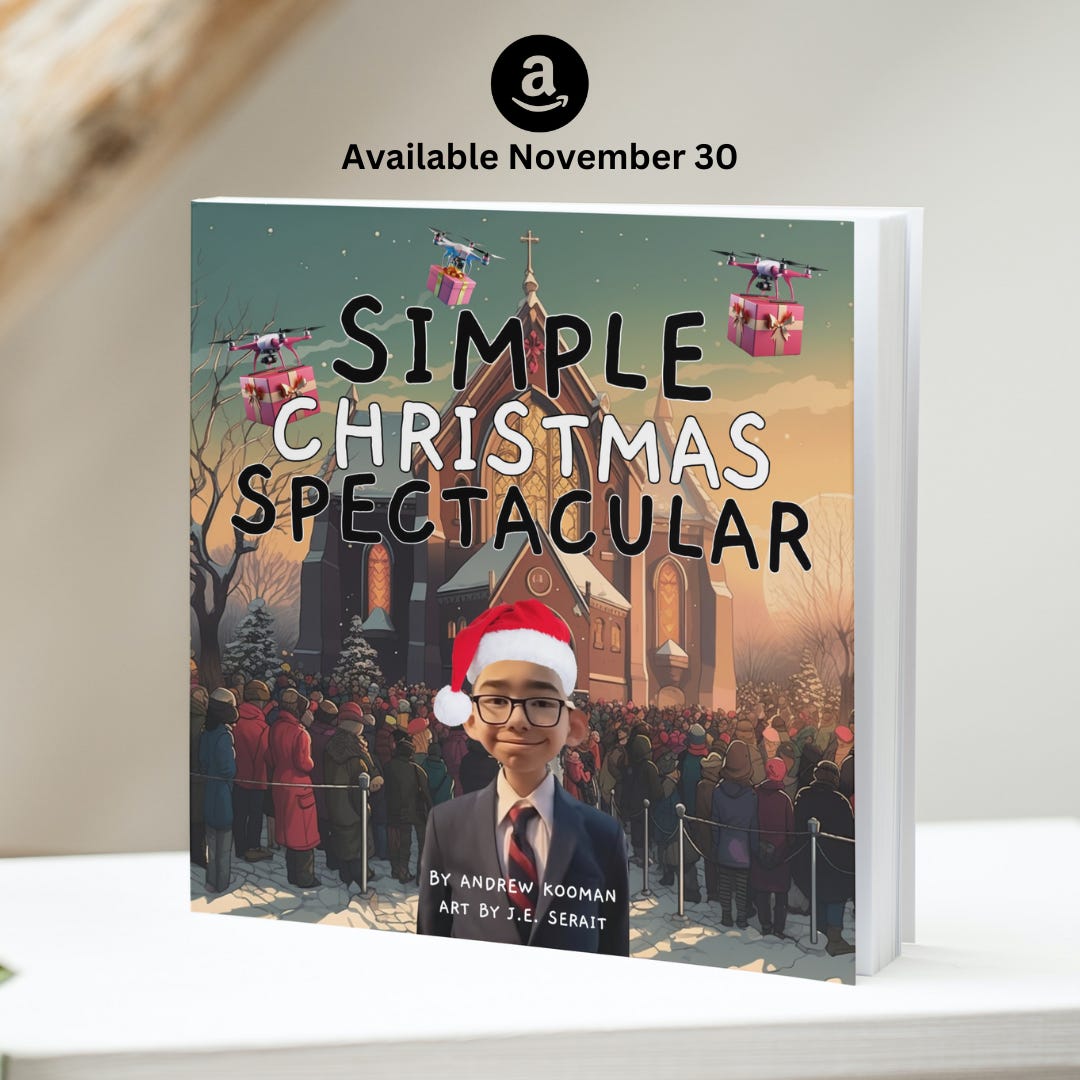 Simple Christmas Spectacular by Andrew Kooman available on Amazon