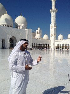 Mohammed, our friendly Mosque guide