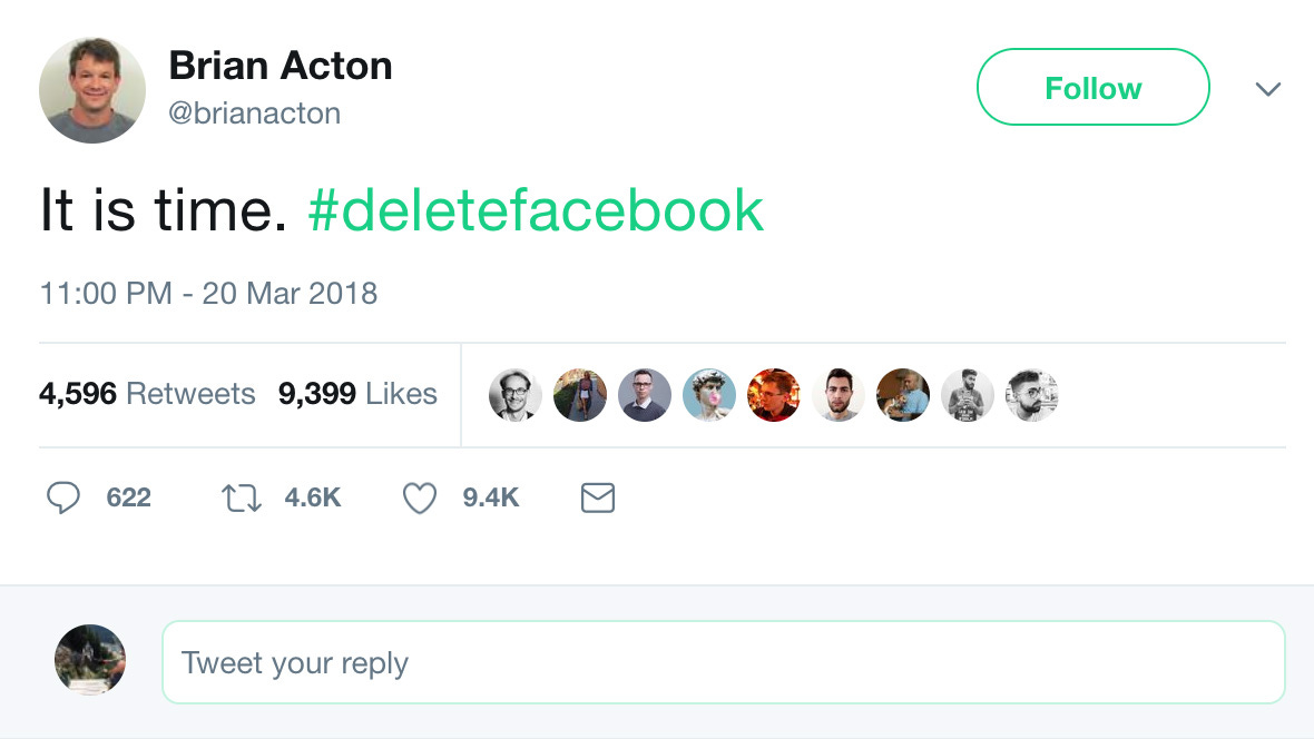 After making a fortune selling out to Facebook, WhatsApp's co-founder is  now urging everyone to delete the social network