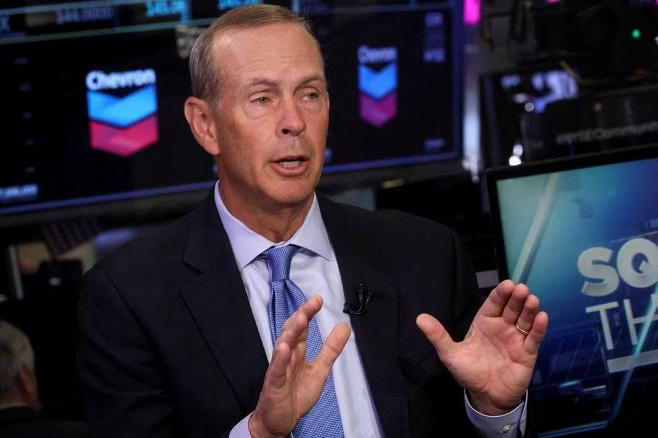 CEO de Chevron advierte que riesgo político en Venezuela limita ganancias CEO de Chevron advierte que riesgo político en Venezuela limita ganancias