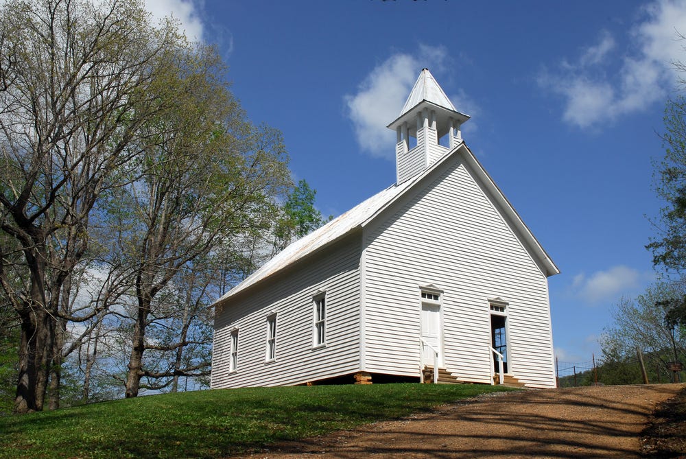 Cades Cove Methodist Church - cades cove