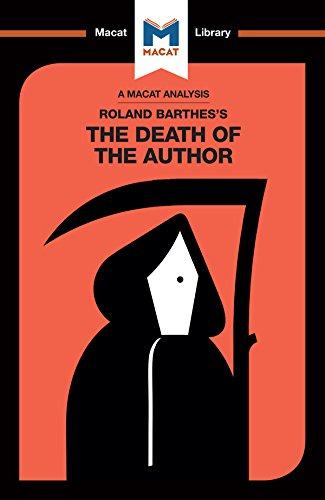 Amazon.com: An Analysis of Roland Barthes's The Death of the Author (The  Macat Library) eBook : Seymour, Laura: Books