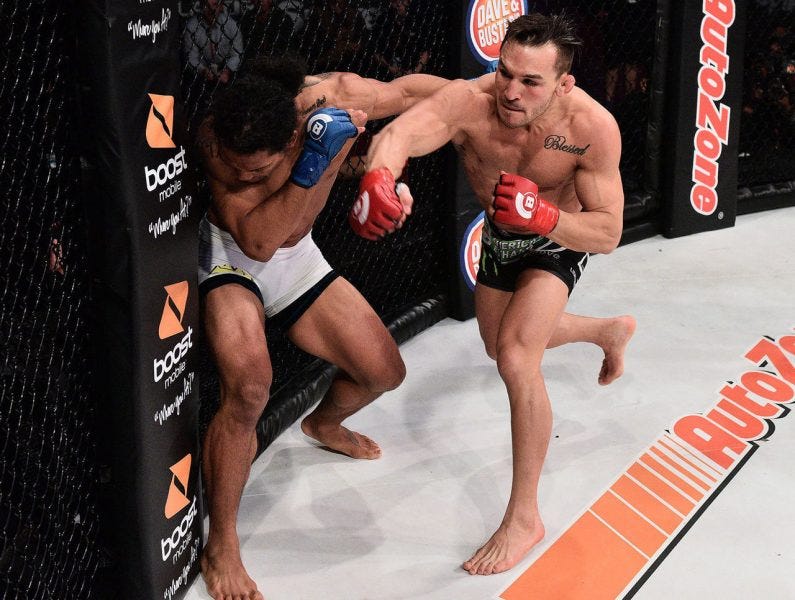 michael chandler vs benson henderson fight bellator 165