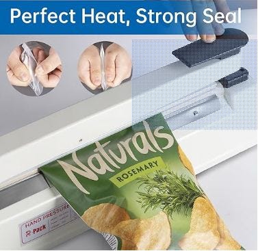 Stapler style hand heat sealer Stapler style hand heat sealer