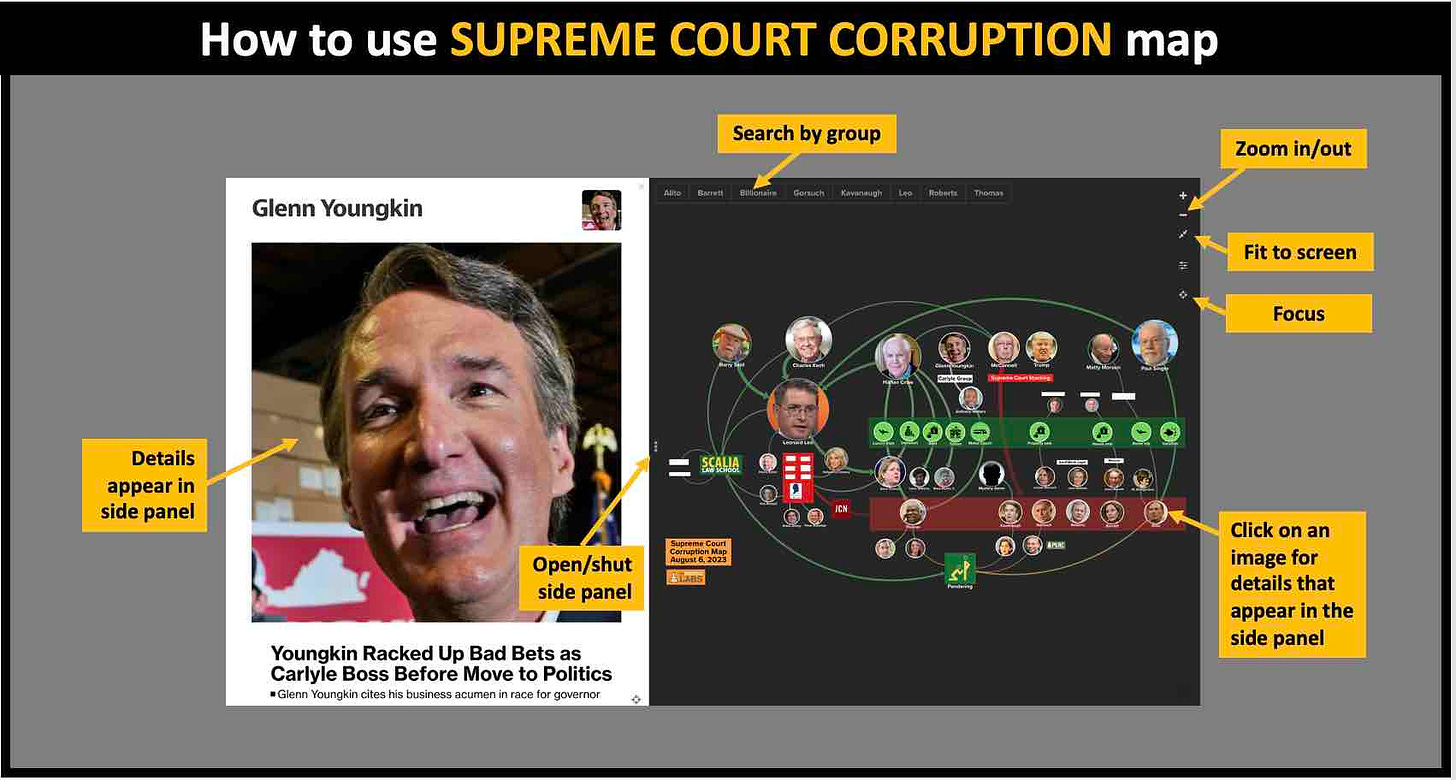 How to use the Supreme Court corruption map