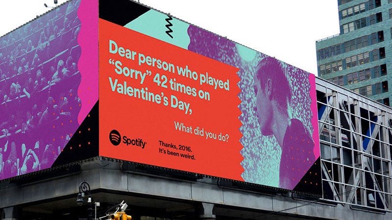 Spotify Crunches User Data in irreverent ways