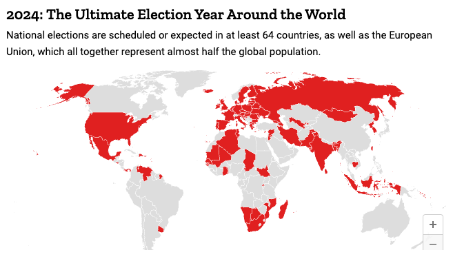 Time Magazine Map of 2024 Elections