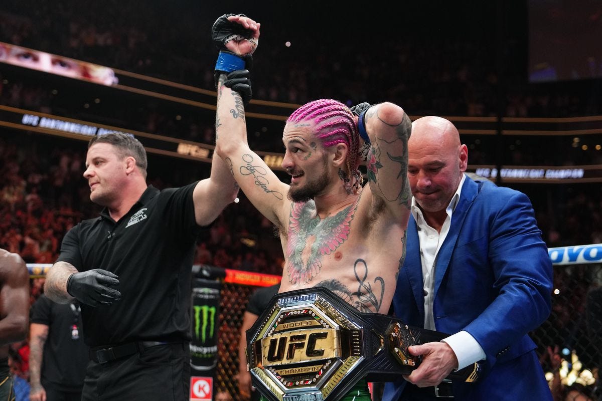 Sean O'Malley celebrates UFC 292 title win with 'CHAMP' head tattoo - MMA  Fighting
