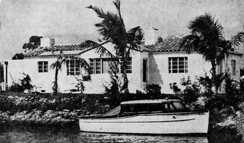 Figure 1: Davis Home in Biscayne Pines Subdivision in 1937