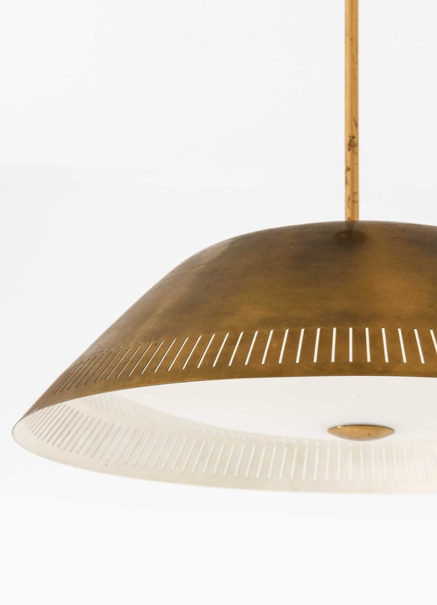 1950's brass ceiling light