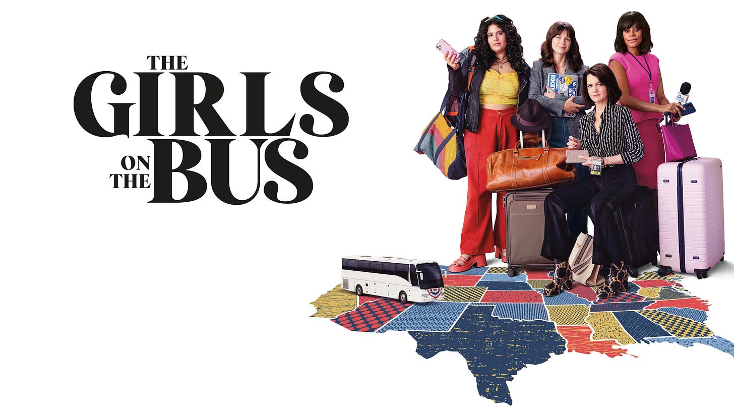 The Girls on the Bus Review on Max | Double Take TV Newsletter | Jenni Cullen
