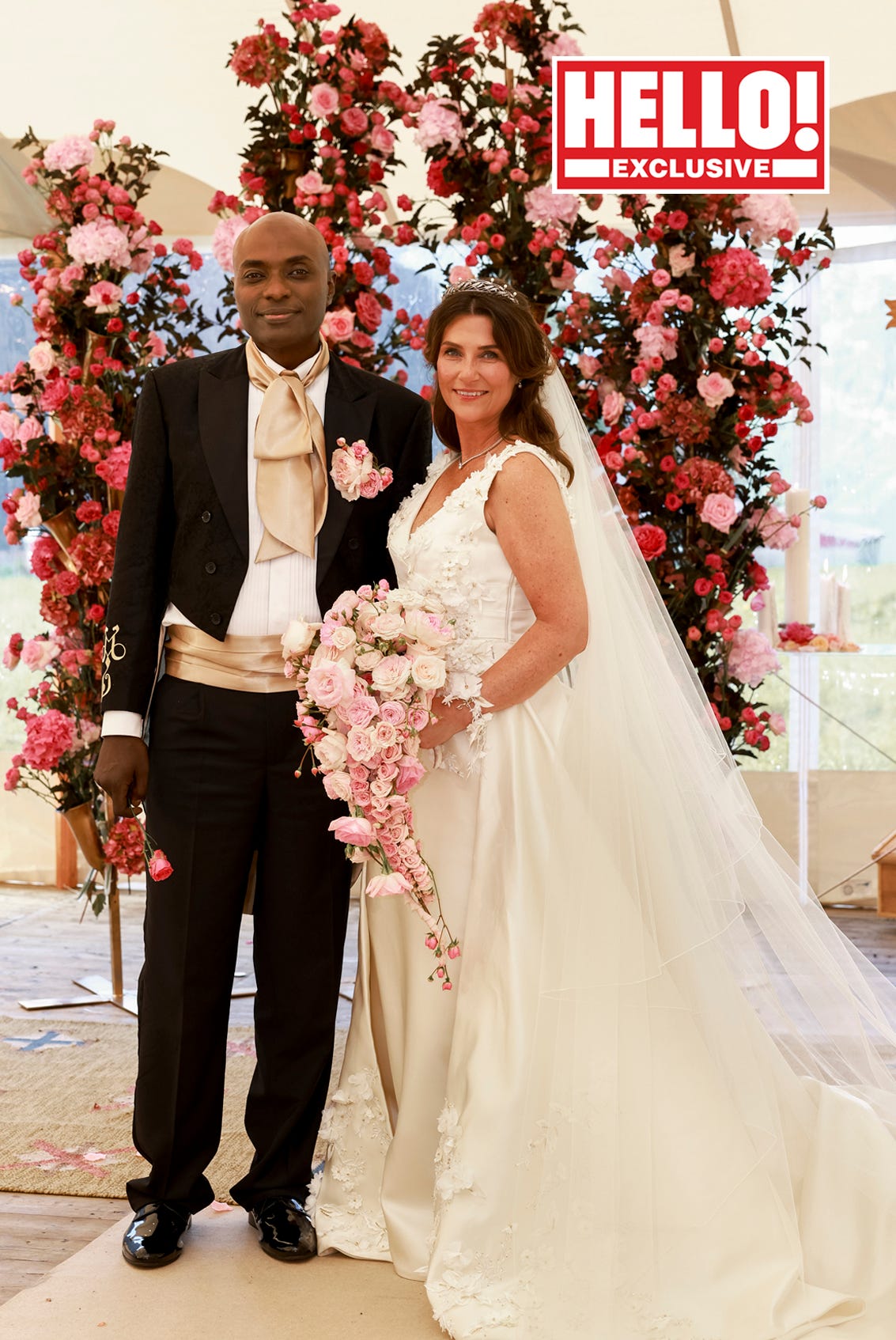 Märtha Louise and Durek Verrett on their wedding day