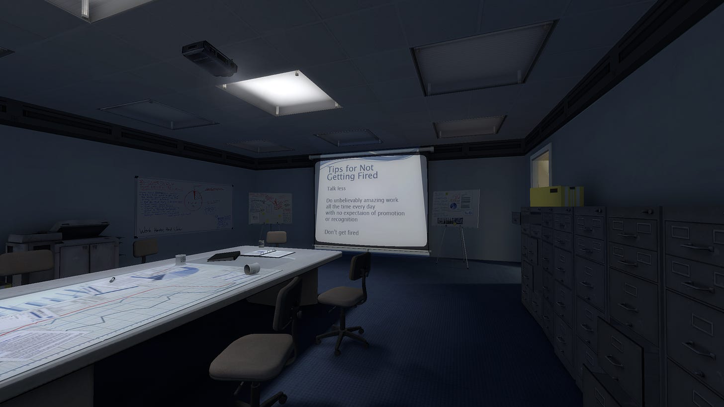 Gameplay in The Stanley Parable