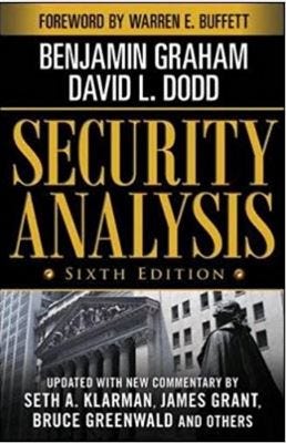 Security Analysis by Benjamin Graham