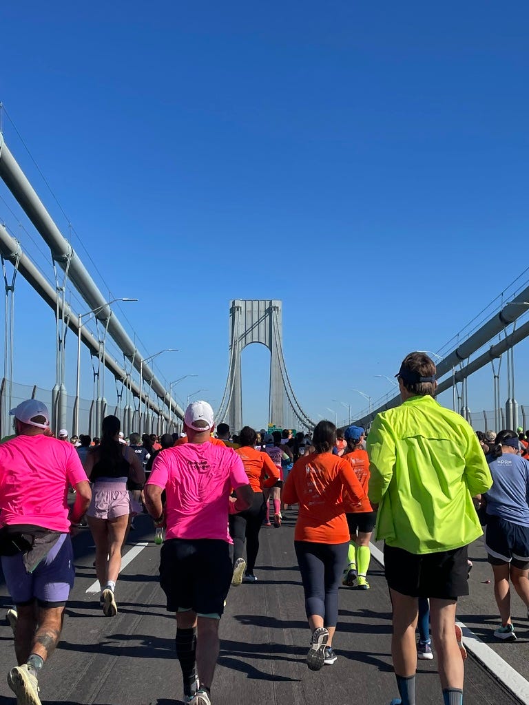 Verrazano bridge nYC marathon