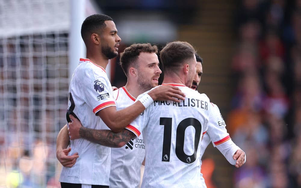 Crystal Palace 0-1 Liverpool: Diogo Jota goal enough to keep Arne Slot's  side top as Eagles remain winless | Evening Standard