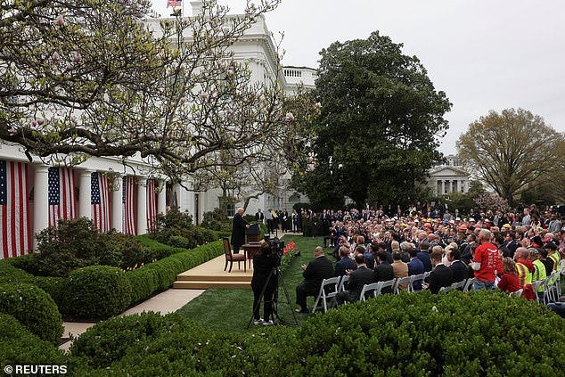 The president gave a long and wide-ranging speech as he laid out his philosophy on trade