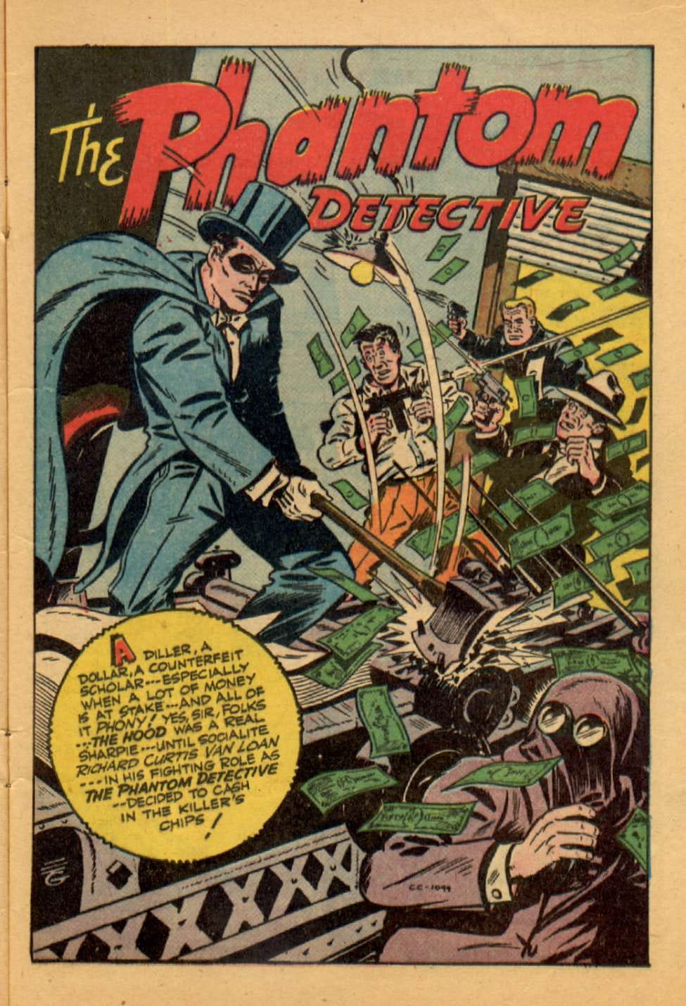 Book Cover For Thrilling Comics 61 - Version 1