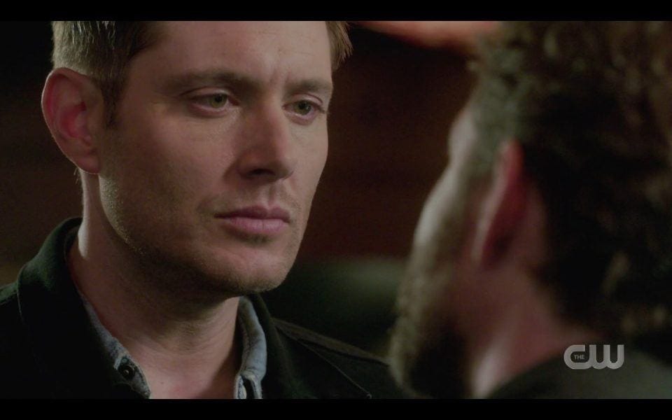 Dean Winchester fighting Chuck SPN 1509