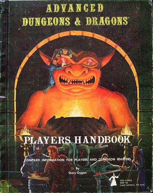 AD&D Player's Handbook - A Detailed Review | RPGGeek