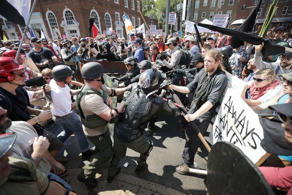 Timeline: What led to the violence that unfolded in Charlottesville - ABC  News