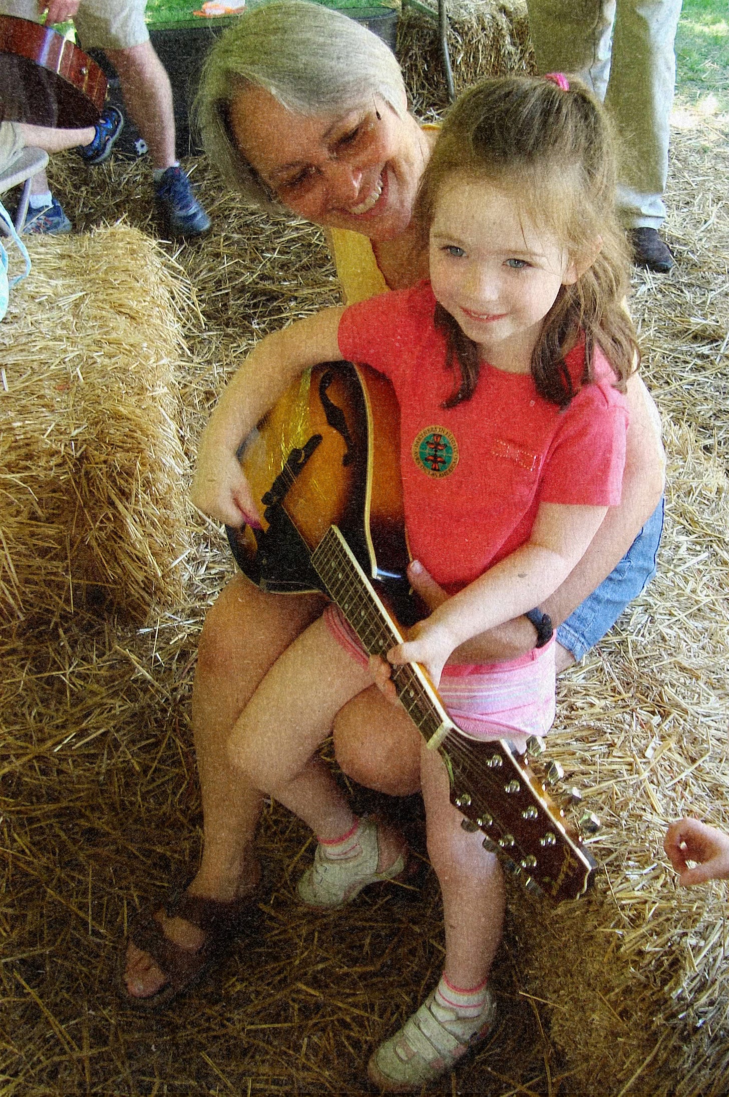 little girl at Vandalia Festival