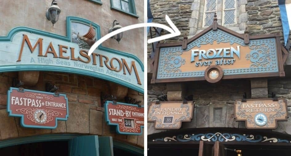 Then & Now: Walt Disney World's Maelstrom and Frozen Ever After •  DisneyTips.com