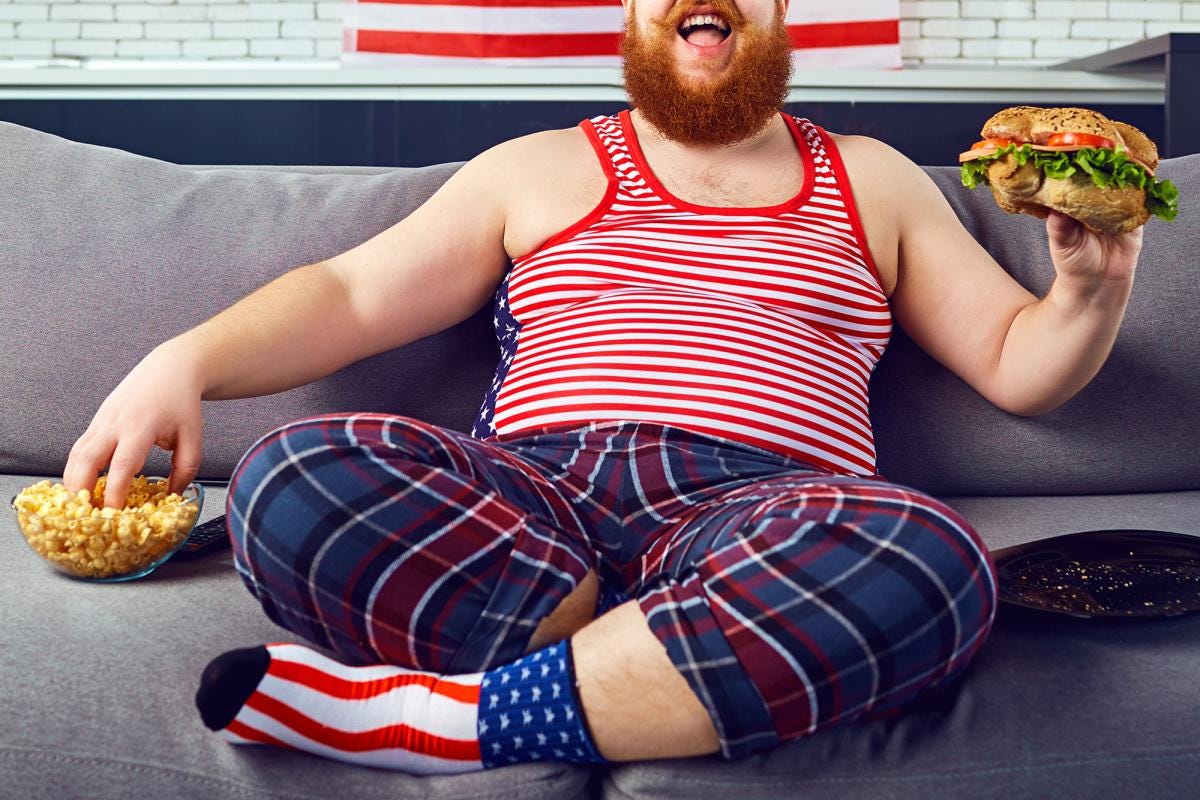 America's obsession with freedom is making men fat: study