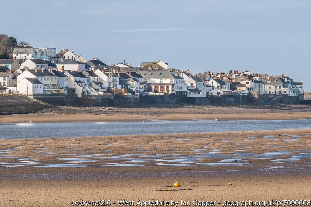 Appledore shoreline