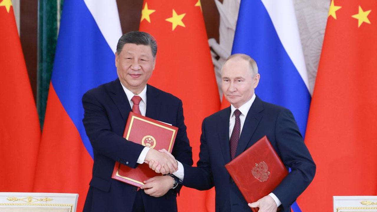 Xi Putin Moscow Russia China joint statement May 2025