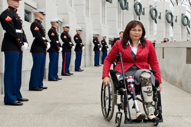 Thank you Tammy Duckworth. Thank you and Happy Veteran's Day to… | by  Maggie Chieffo | Amy Poehler's Smart Girls