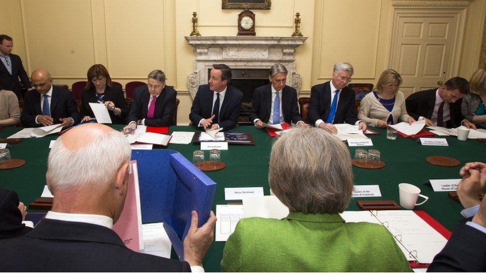 David Cameron 'agrees to post-EU summit cabinet' - BBC News