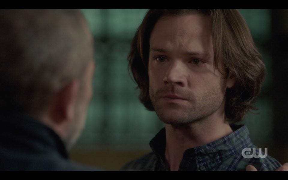 sam winchester pissed look at daddy john spn lebanon