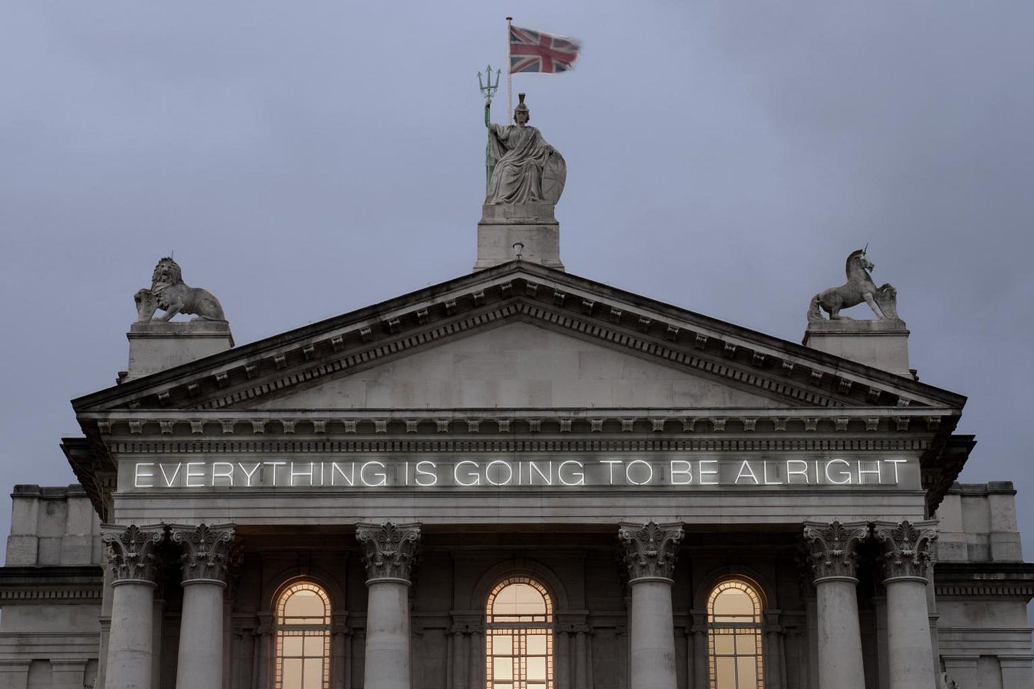 Work No. 203: EVERYTHING IS GOING TO BE ALRIGHT', Martin Creed, 1999 | Tate