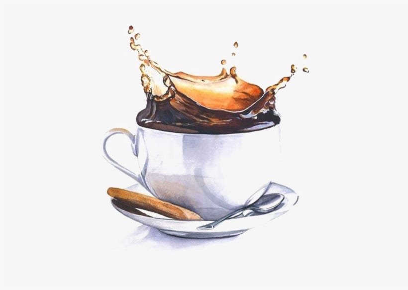Coffee Illustration Png - Coffee Watercolor Painting PNG Image |  Transparent PNG Free Download on SeekPNG